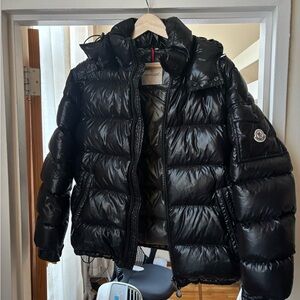 Moncler Maya Black Puffer Jacket